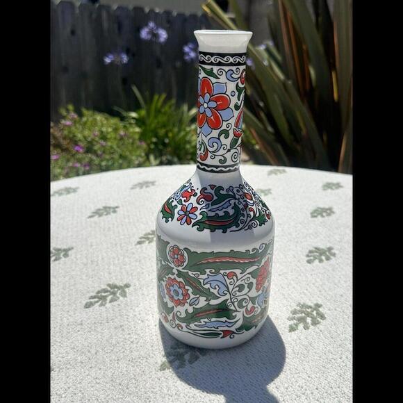 Vintage Mint S E A Metaxa Grande Fine Empty Ceramic Liquor Bottle From Greece - Picture 2 of 4